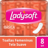 Ladysoft Toalla Femenina Basica Suave 8un