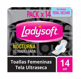 Ladysoft Toalla Nocturna Ultradelgada 14un