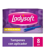 Ladysoft Tampones Regular Medio 8 un