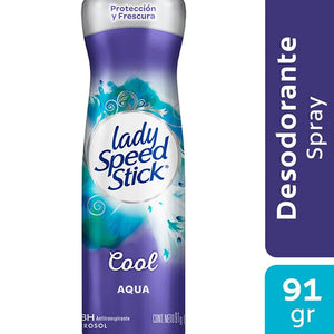 Lady Speed Desodorante Spray Cool Aqua 150ml