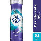 Lady Speed Desodorante Spray Cool Aqua 150ml