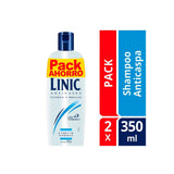 Linic Shampoo Anticaspa Pelo Normal Pack x2 350ml