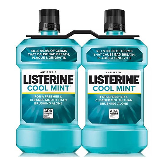 Listerine Enjuague Bucal Pack Cool Mint x2 500ml
