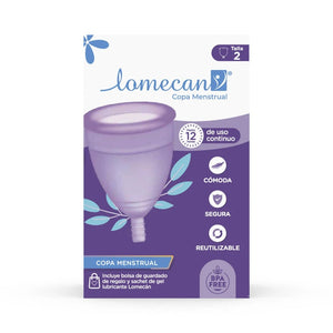 Lomecan Copa Menstrual Uso Continuo Talla 2