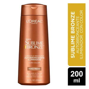 Loreal Bronceador Sublime Bronze Tono Medio 200ml