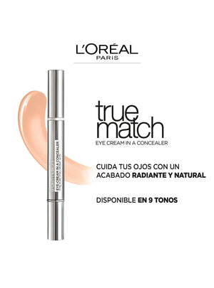 Loreal Corrector Ojos Crema True Match 3-5,5 Peach