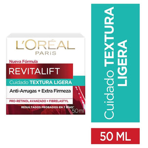 Loreal Crema Revitalift Textura Ligera 50ml