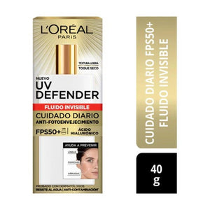 Loreal Uv Defender Fluid FPS50 Cuidado Diario 40ml