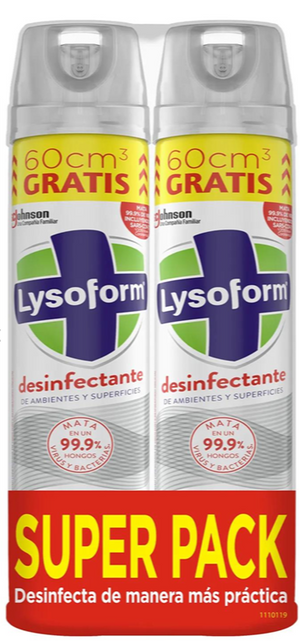 Lysoform Desinfectante Original Pack 2un 420cc