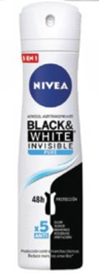 Nivea Desodorante Spray B&W Invisible Pure 150ml