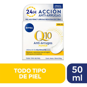Nivea Crema Facial Q10 Antiarrugas FPS15 50ml