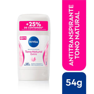 Nivea Desodorante Barra Mujer Aclarado Natural 54g