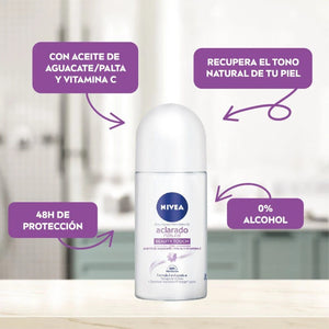 Nivea Desodorante Roll-on Aclara Natural Beau 50ml