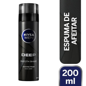 Nivea Espuma De Afeitar Men Deep Carbon 200ml