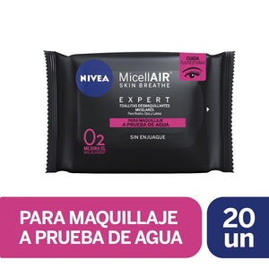 Nivea Toallas Desmaquillantes Micellair Expert 20u