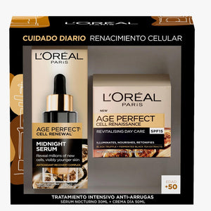 Loreal Pack Age Perfect Crema Dia + Midnight Serum