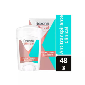 Rexona Desodorante Clinical Crema Clean Scent 48g