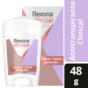 Rexona Desodorante Clinical Crema Extra Dry 48g