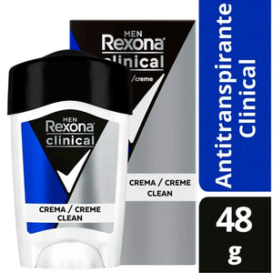 Rexona Desodorante Clinical Men Crema Clean 48g