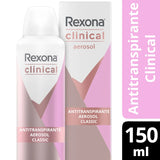 Rexona Clinical Spray Mujer Classic 150ml