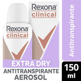 Rexona Clinical Spray Mujer Extra Dry 150ml