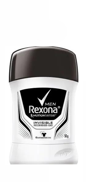 Rexona Desodorante Barra Men Invisible B&W 50g