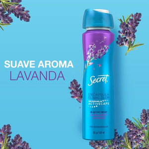 Secret Antitranspirante Spray Lavanda 150ml