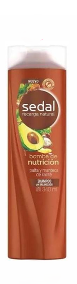 Sedal Shampoo Bomba Nutricion 340ml
