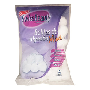 Swiss Beauty Bolitas De Algodón Maxi 25 Unidades