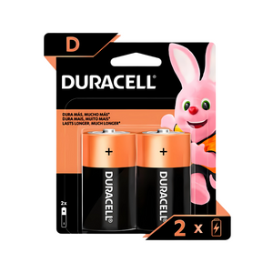 Duracell Pilas Display D 2un