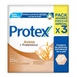 Protex Jabon Barra Avena Pack 3x85g