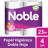 Noble Papel Higiénico 23 Mts 4 Rollos