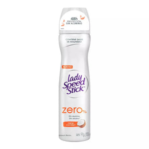 Lady Speed Desodorante Spray Zero Coconut 150ml