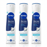 Nivea Pack 3 Desodorante Spray Derma Control Defend (150ml c/u) - Protección Clínica 96h y Cuidado de la Piel